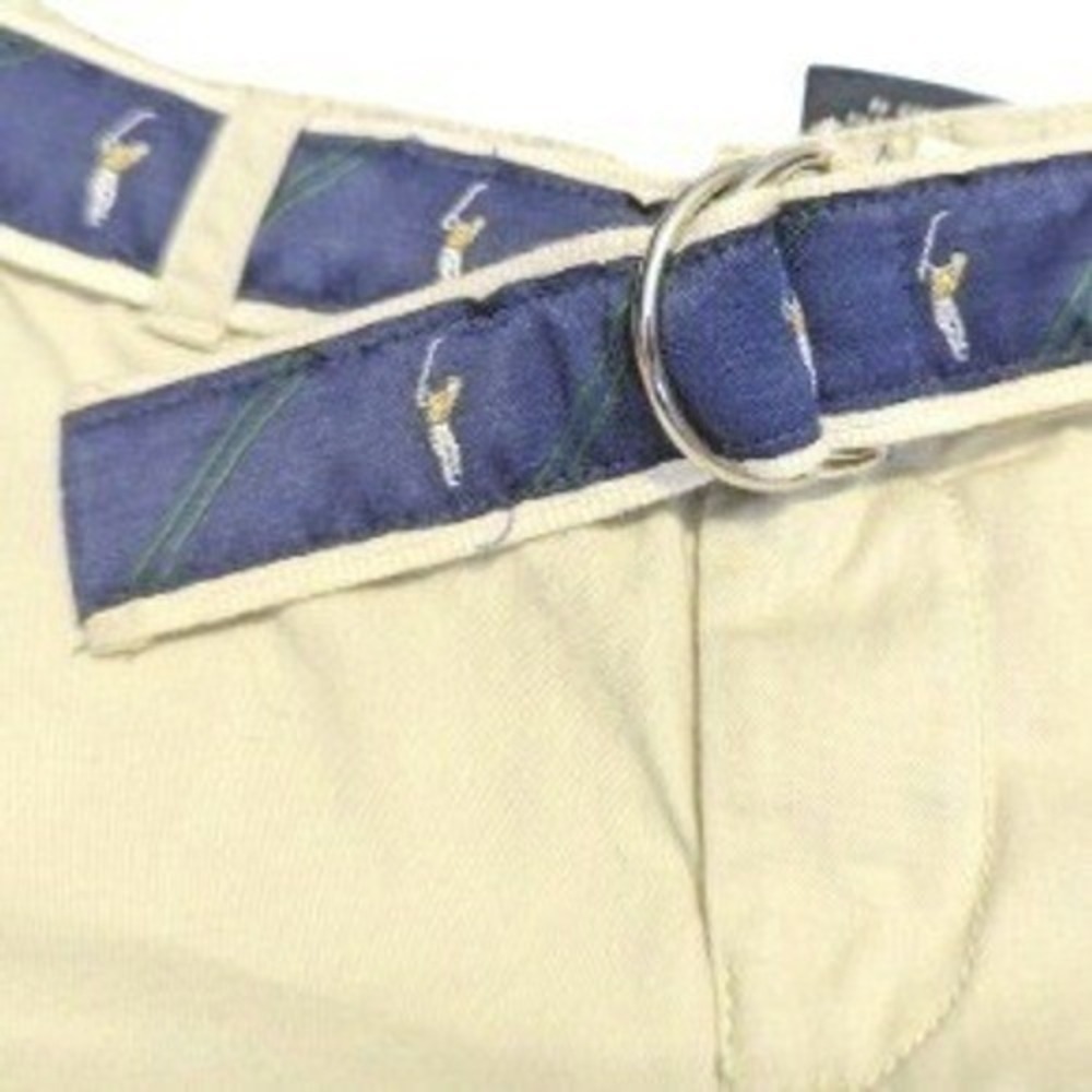 Ralph Lauren Toddler Boys Khaki Tan Stretch Chino Pant Trousers Golf Belt 24M - Picture 3 of 10